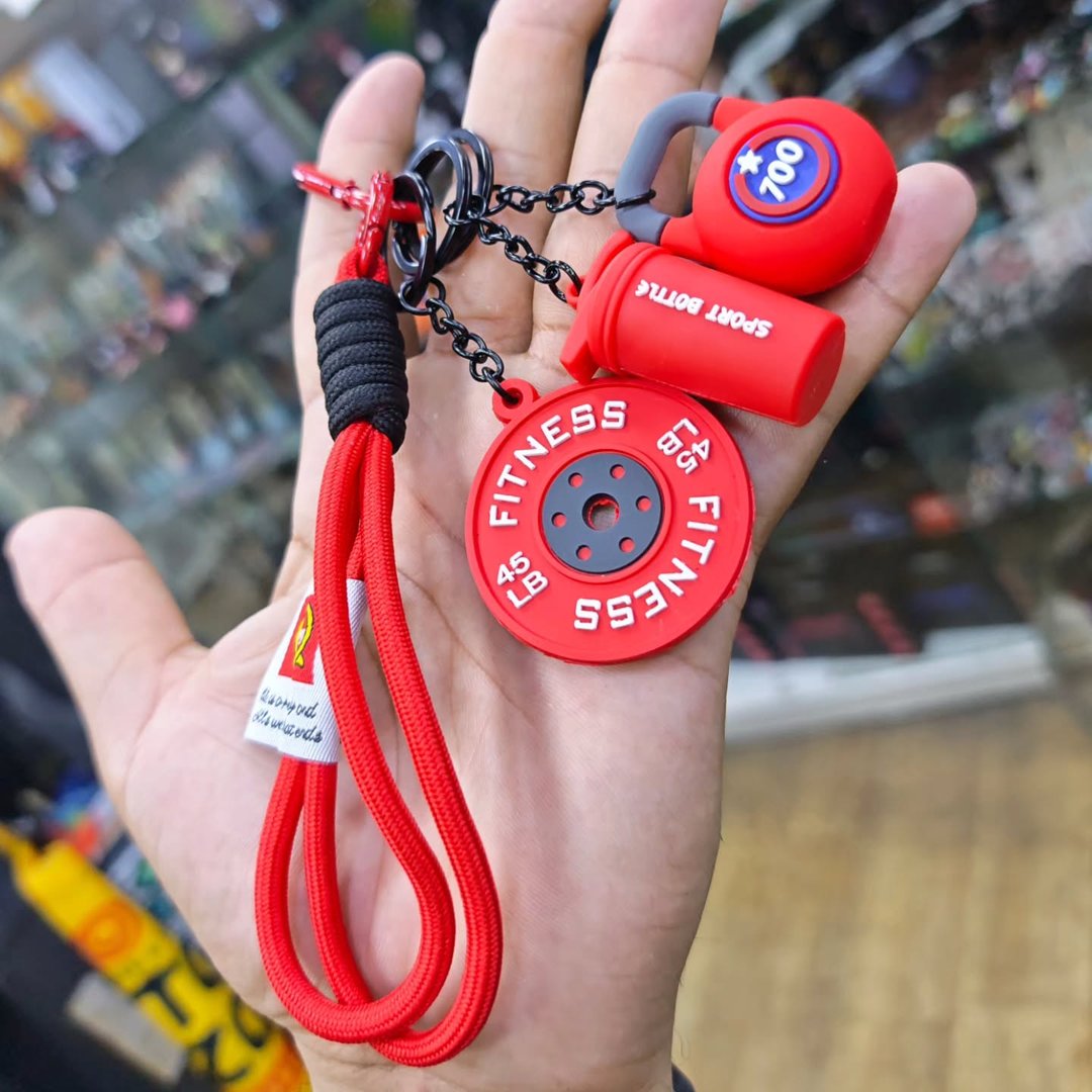 Bodybuilding Keychain - alternate view