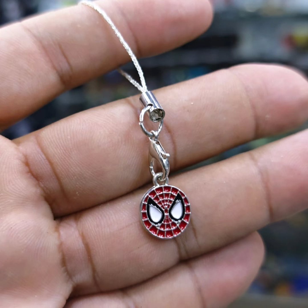 Spider Man Smartphone Attachment Keychain - alternate view