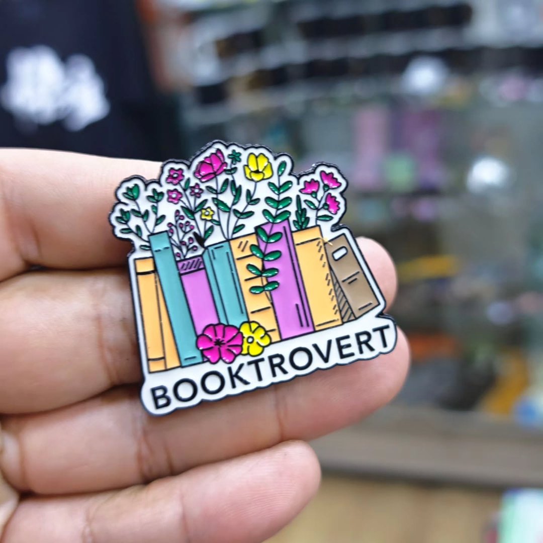 Booktrovert Pins - alternate view