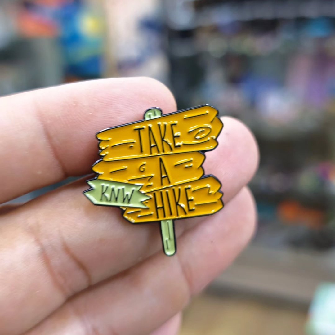 Take A Hike Pins - alternate view