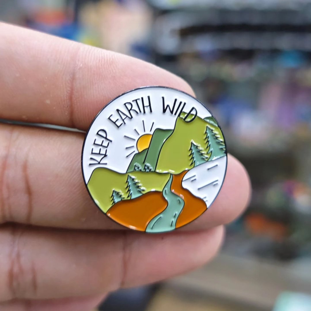 Keep Earth Wild Travel Pins - alternate view