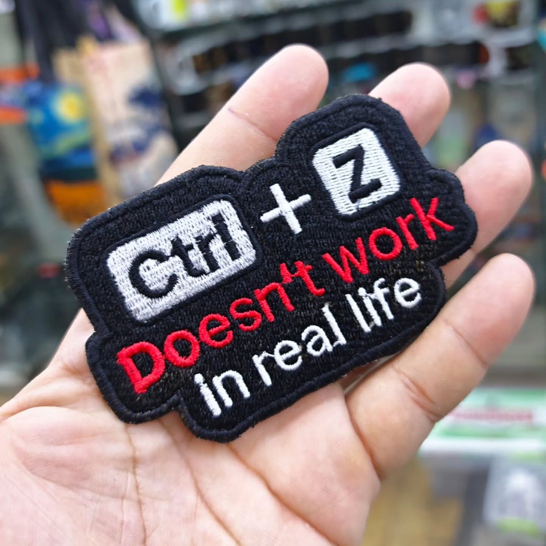 Patch Embroidery Ctrl Z Doesnt Work 60 x 100 MM - alternate view