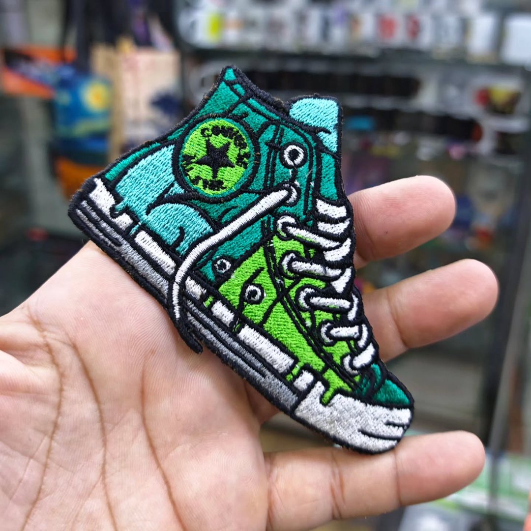 Patch Embroidery Converse Green 110 x 75 MM - alternate view