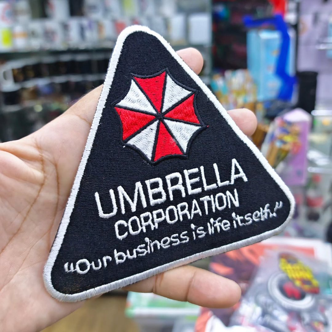 Patch Embroidery Resident Evil Umbrella Corporation 130 x 140 MM - alternate view