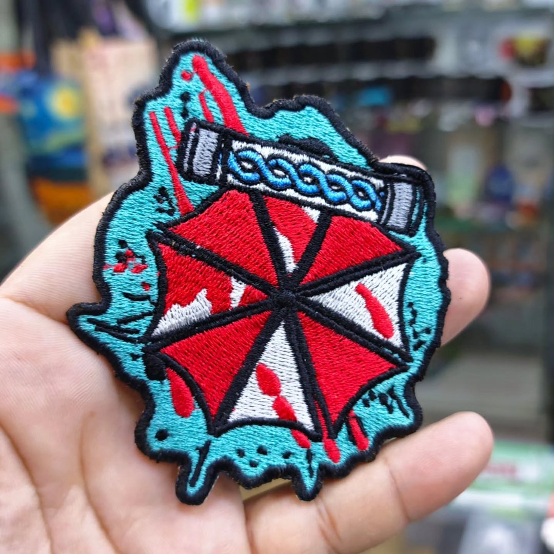Patch Embroidery Resident Evil Umbrella 95 x 85 MM - alternate view