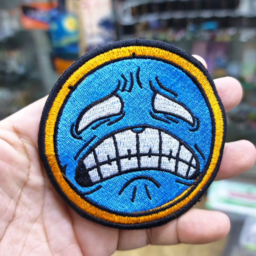 Patch Embroidery One Piece Face Ace 95 x 95 MM - alternate view