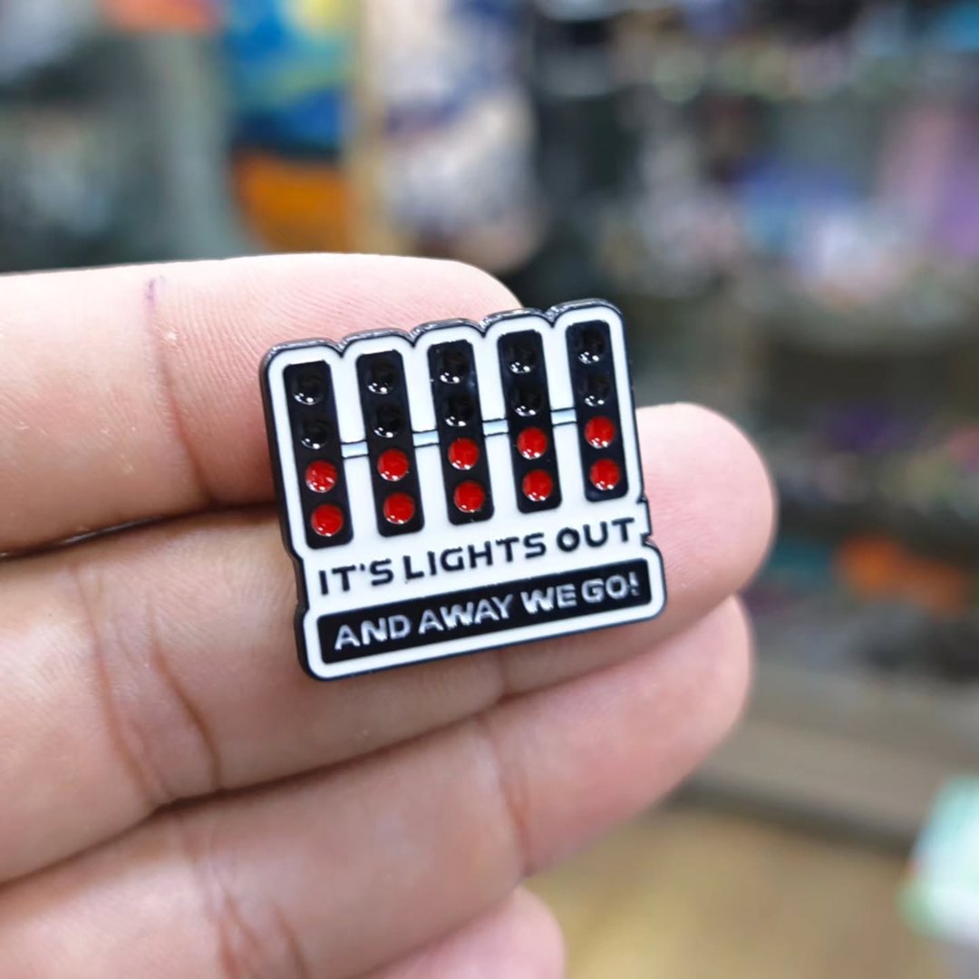 Its Light Out And Away Go Pins - alternate view