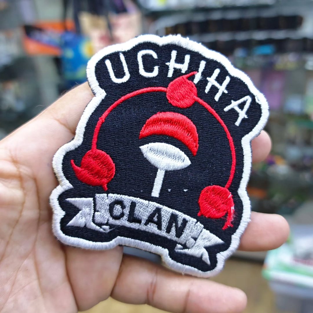 Embroidered Patch Uchiha Clan Naruto 90 x 100 MM - alternate view