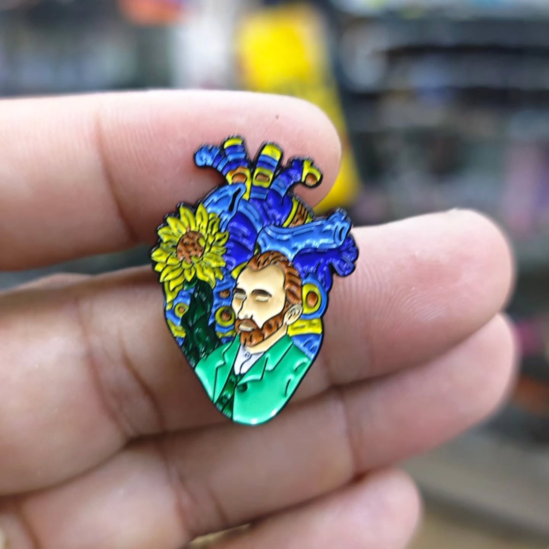 Van Gogh Pins - alternate view
