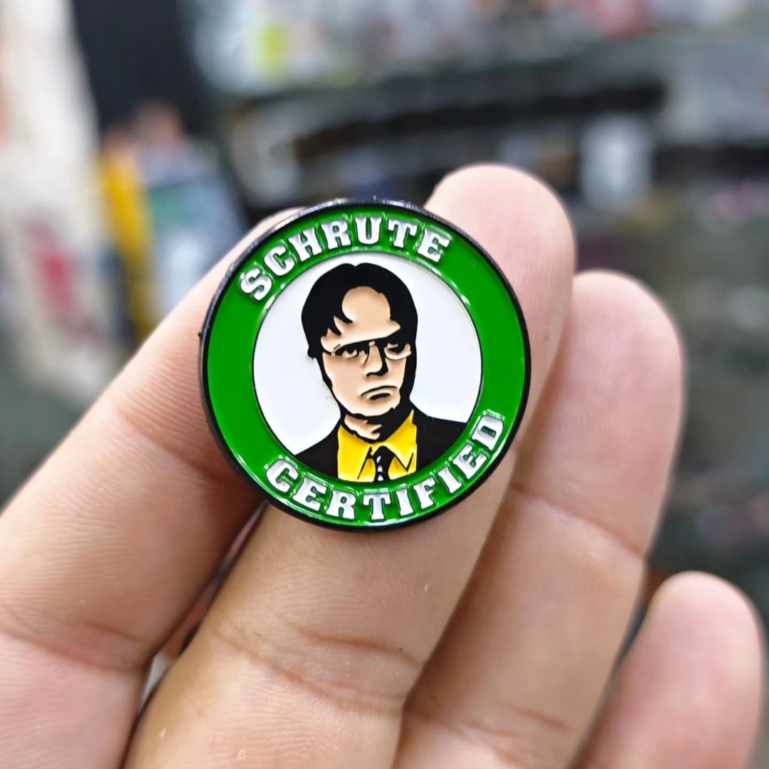Schrute Certified Pins - alternate view