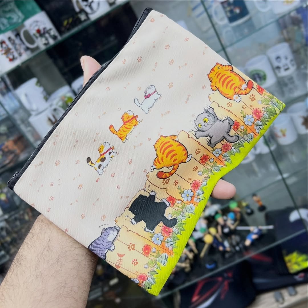 Cat Pencil Case #139 - alternate view