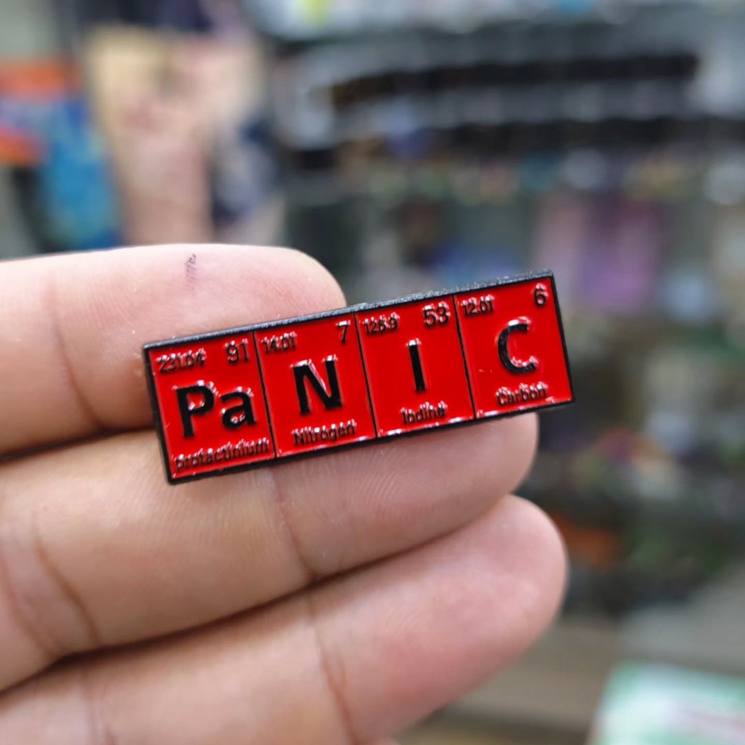 Chemistry Panic Pins - alternate view