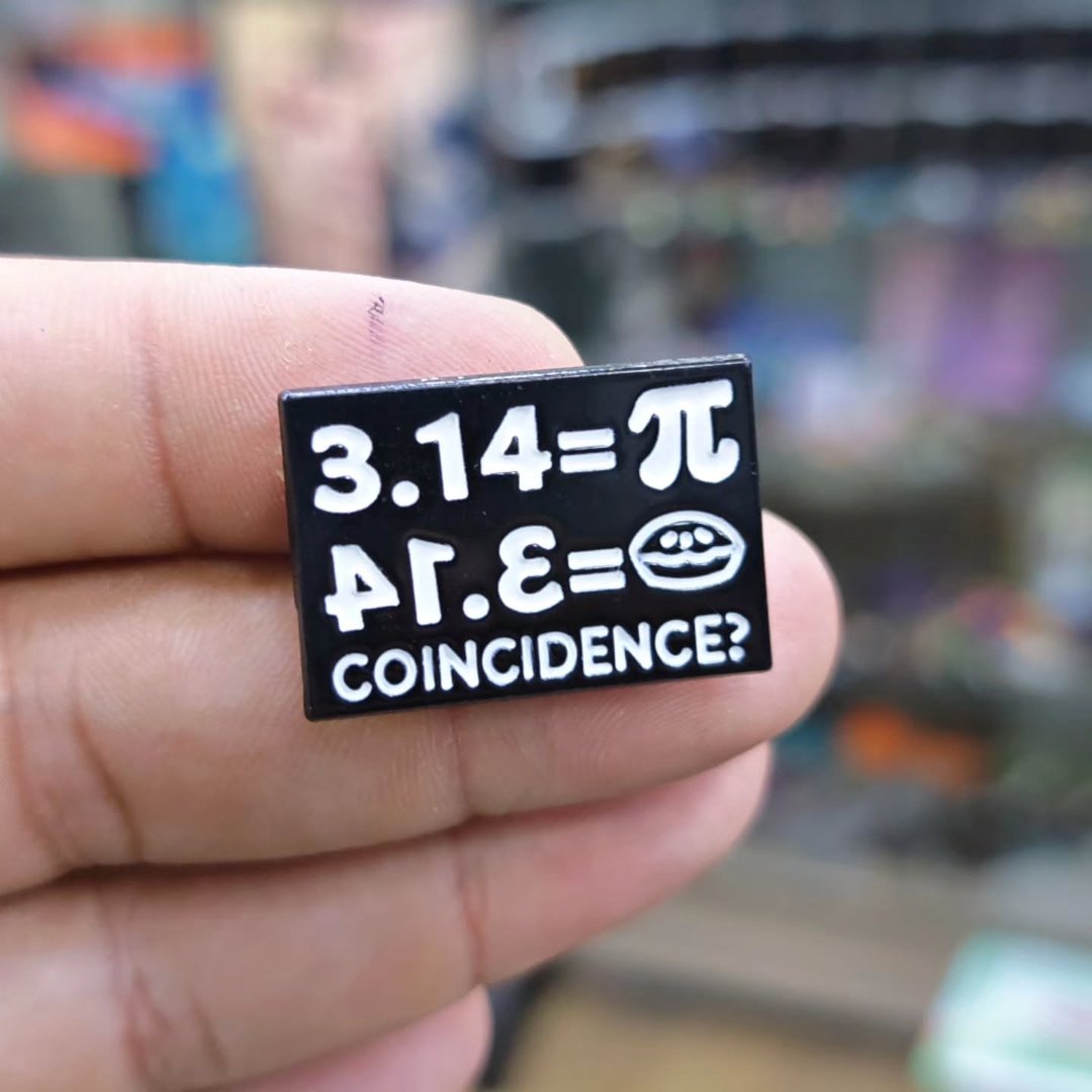 Math Pi Pins - alternate view