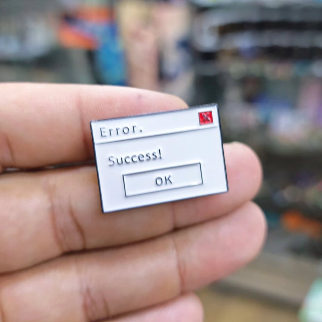 Error Success OK Pins - alternate view