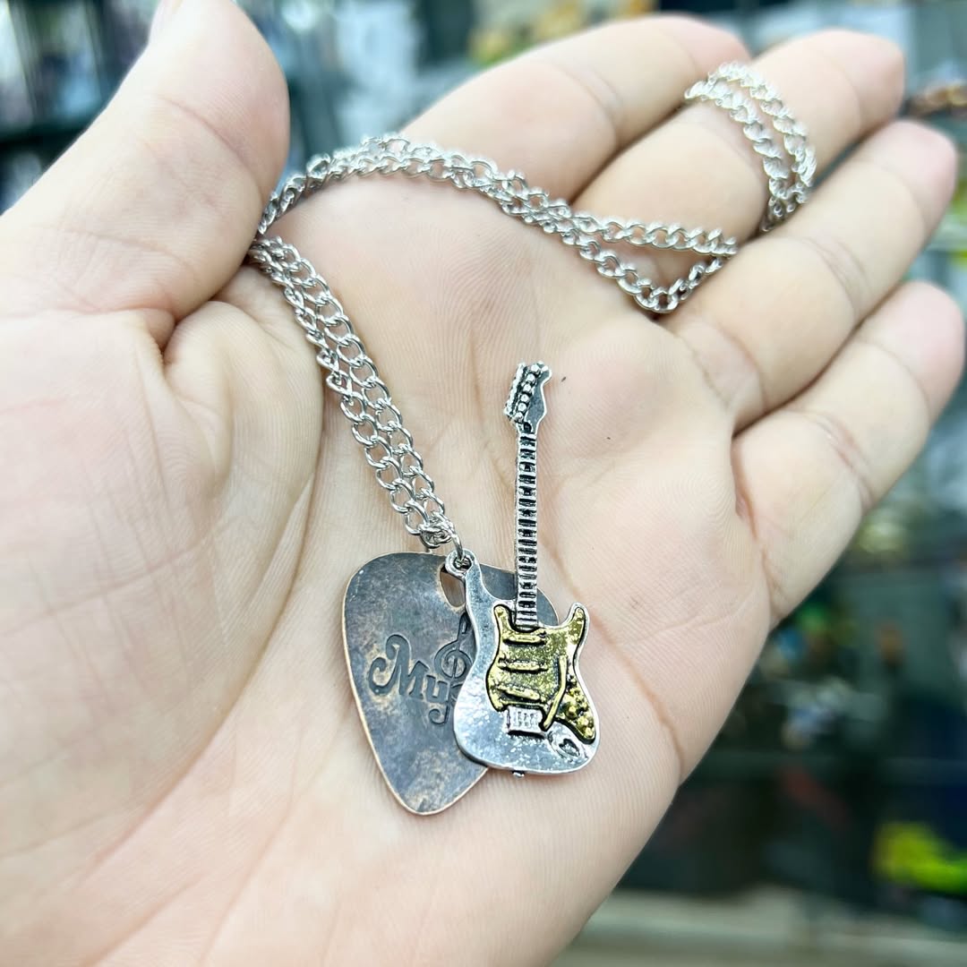 Guitar Necklace - alternate view