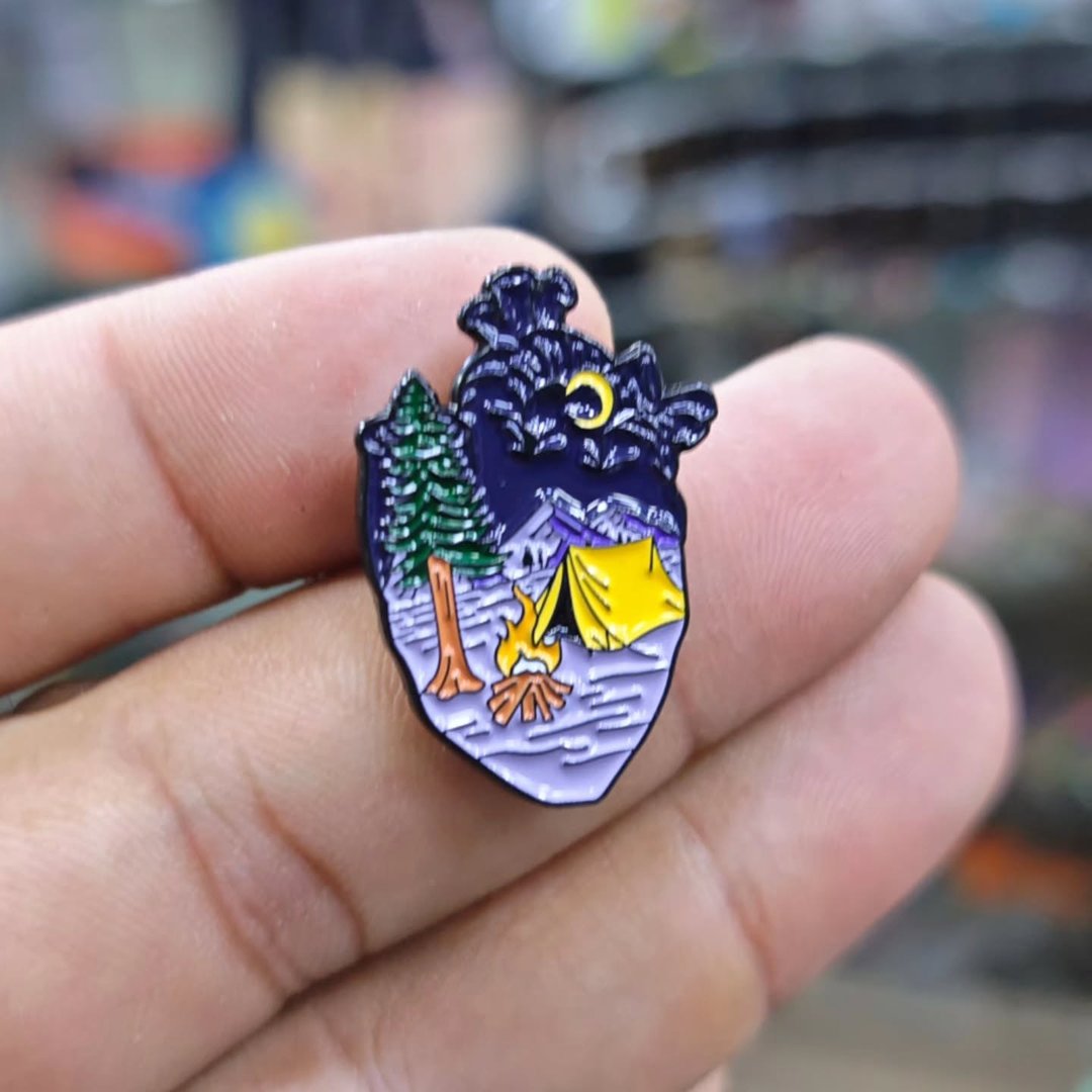 Heart Pins - alternate view