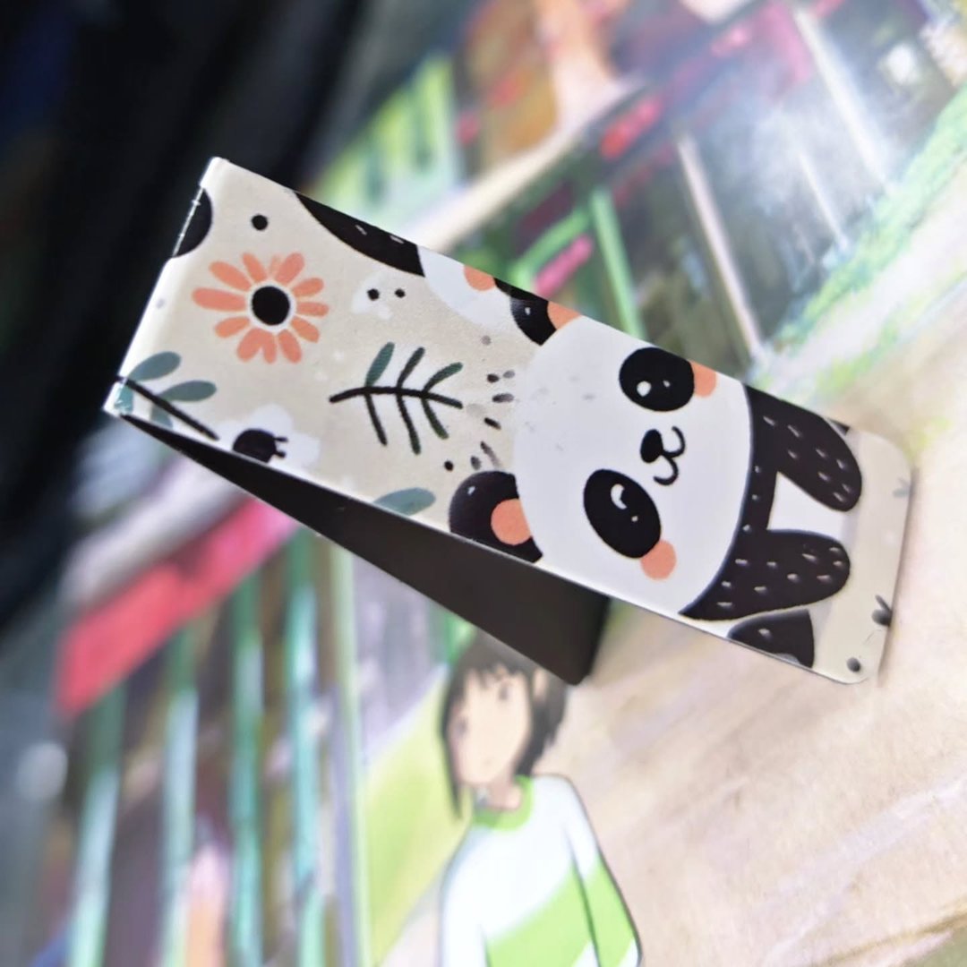 Panda Magnetic Bookmark - alternate view