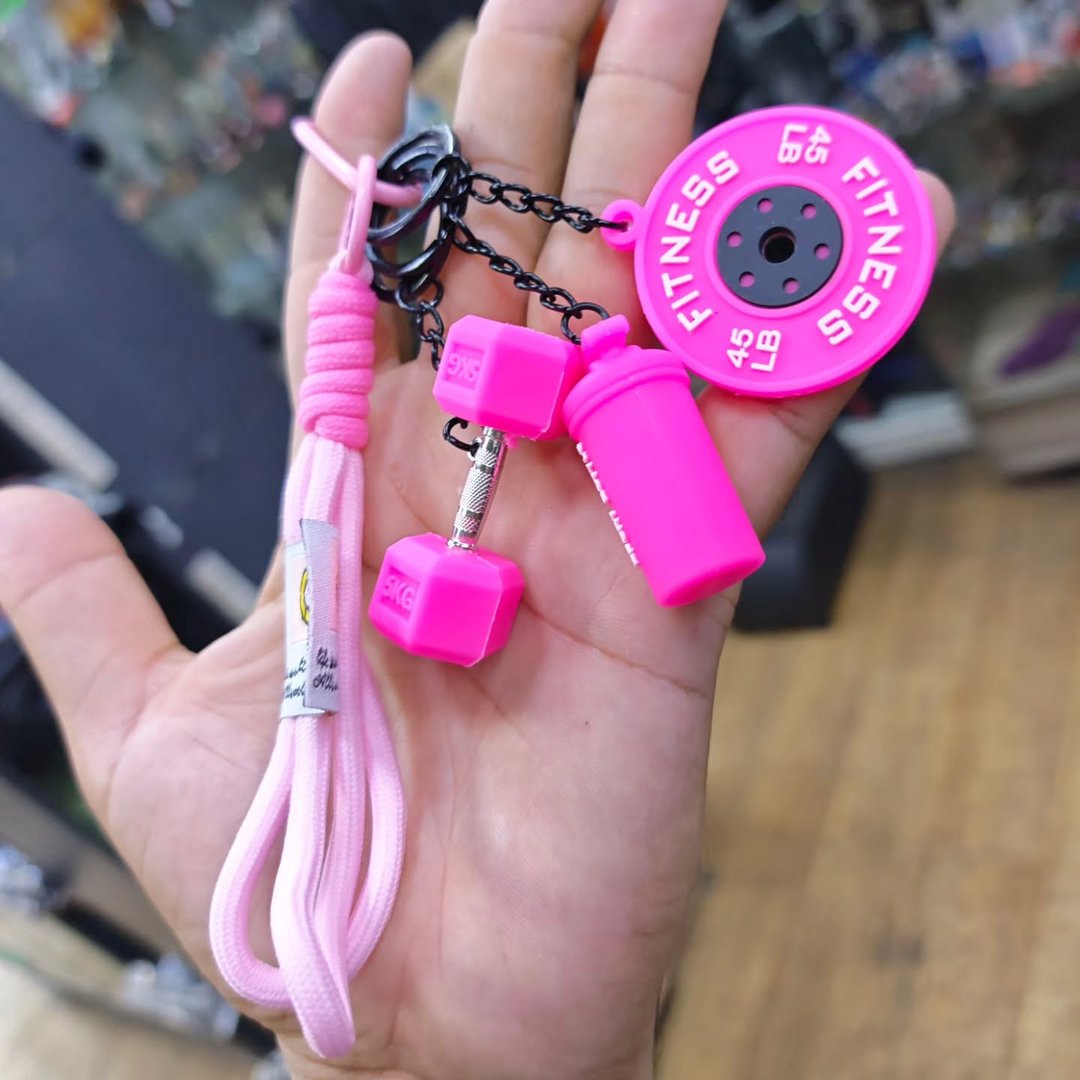 Bodybuilding Keychain - alternate view
