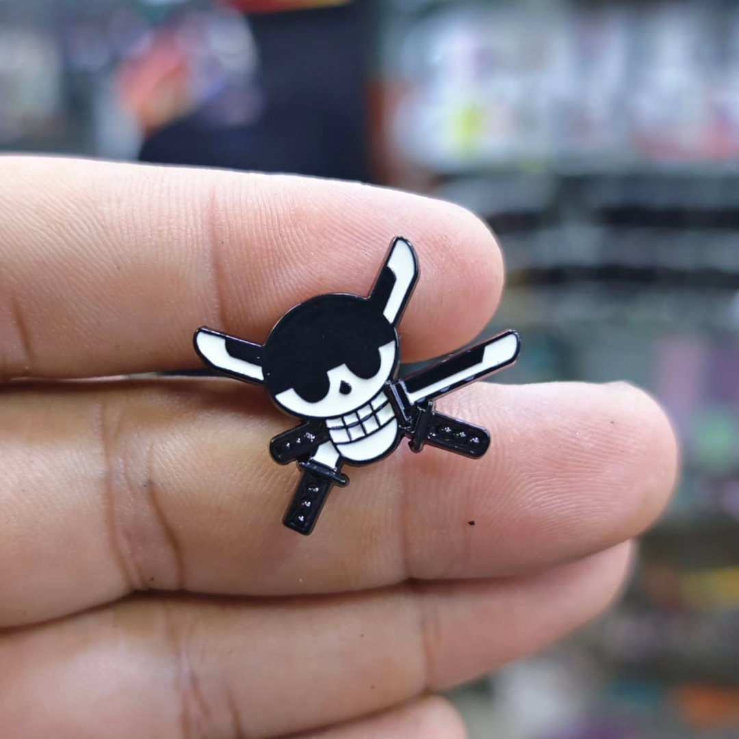 One Piece Zoro Black Pins - alternate view