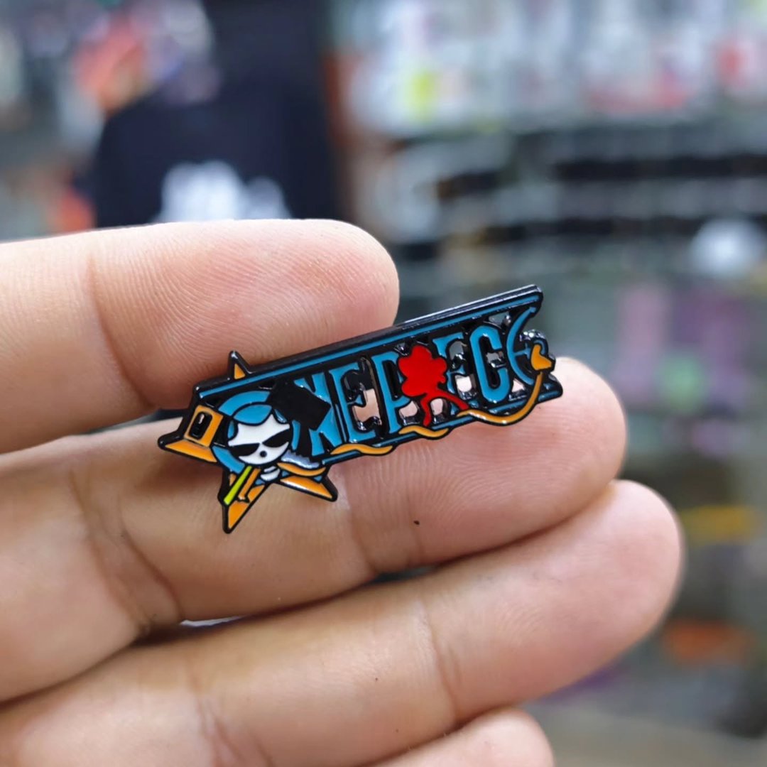 One Piece Logo Pins - alternate view