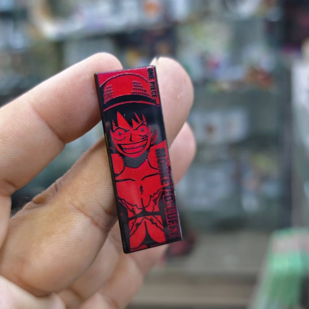 One Piece Luffy Pins - alternate view