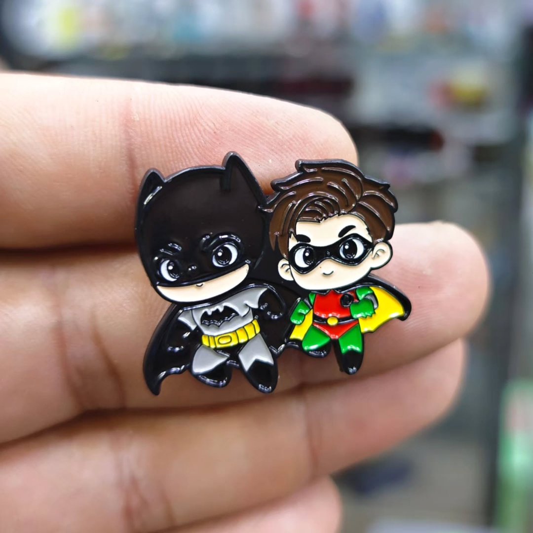 Batman Pins - alternate view