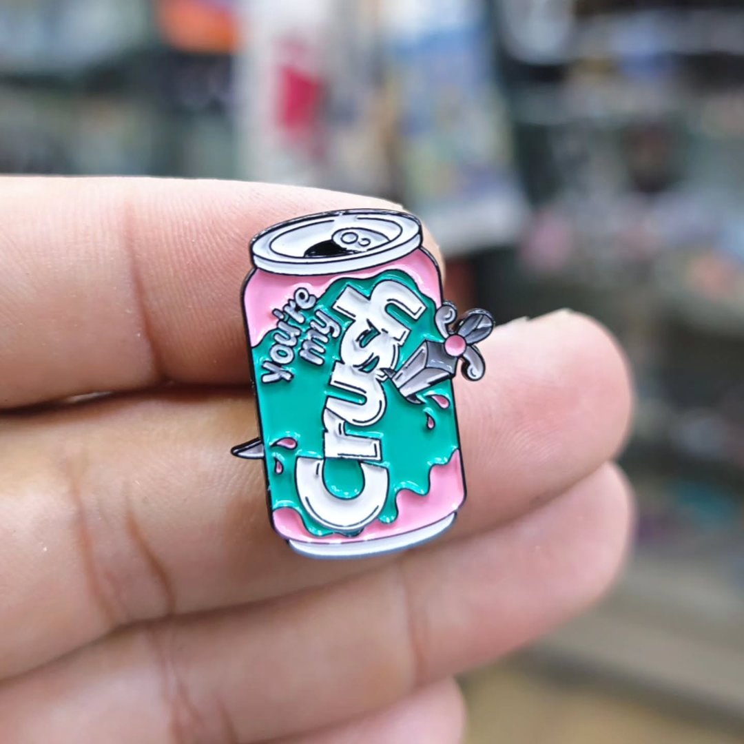 Crush Canette Pins - alternate view
