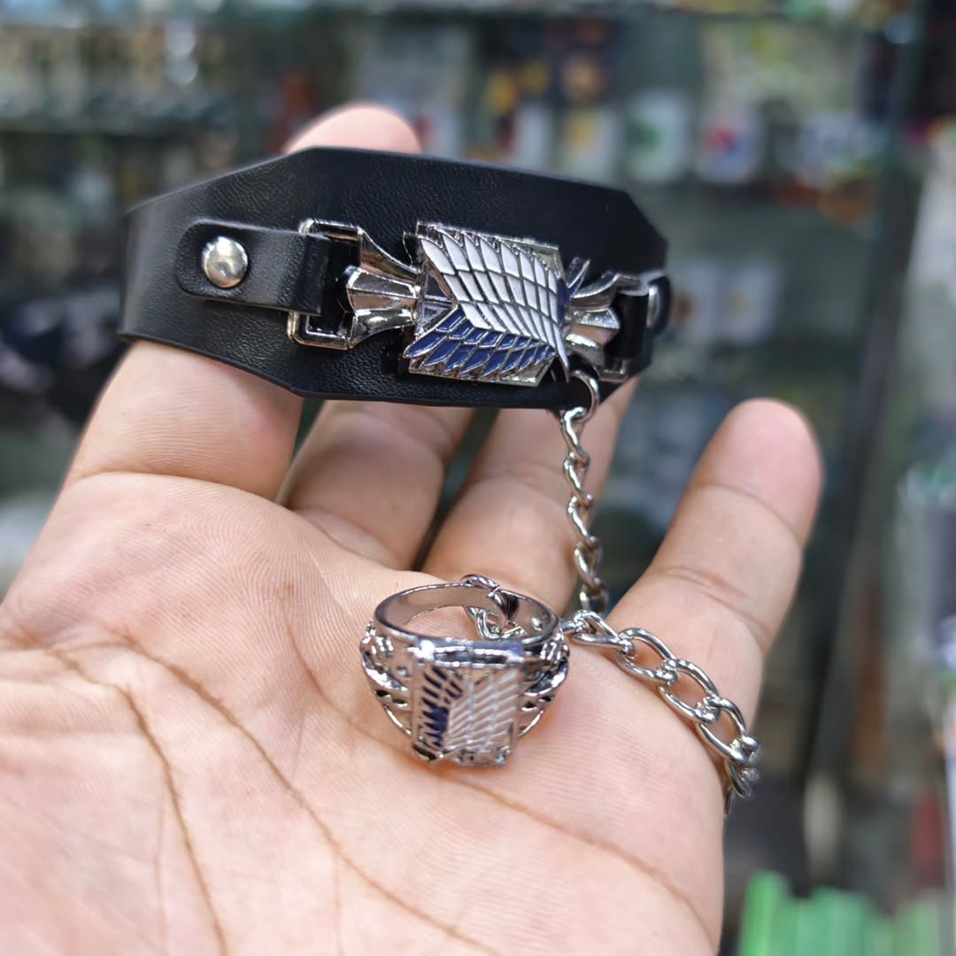 Attack On Titans Ring Bracelet - alternate view