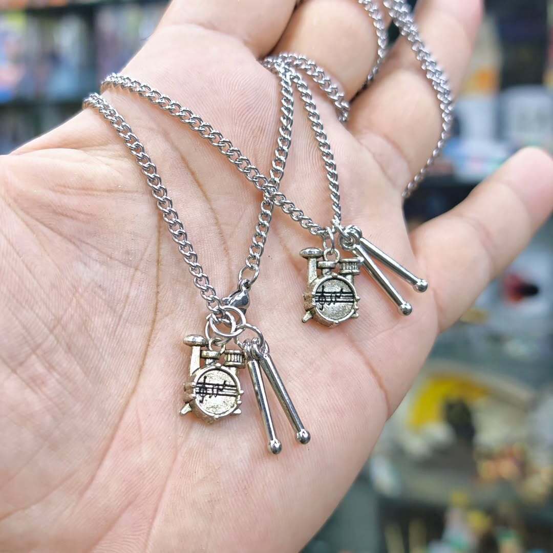 Drum Necklace - alternate view