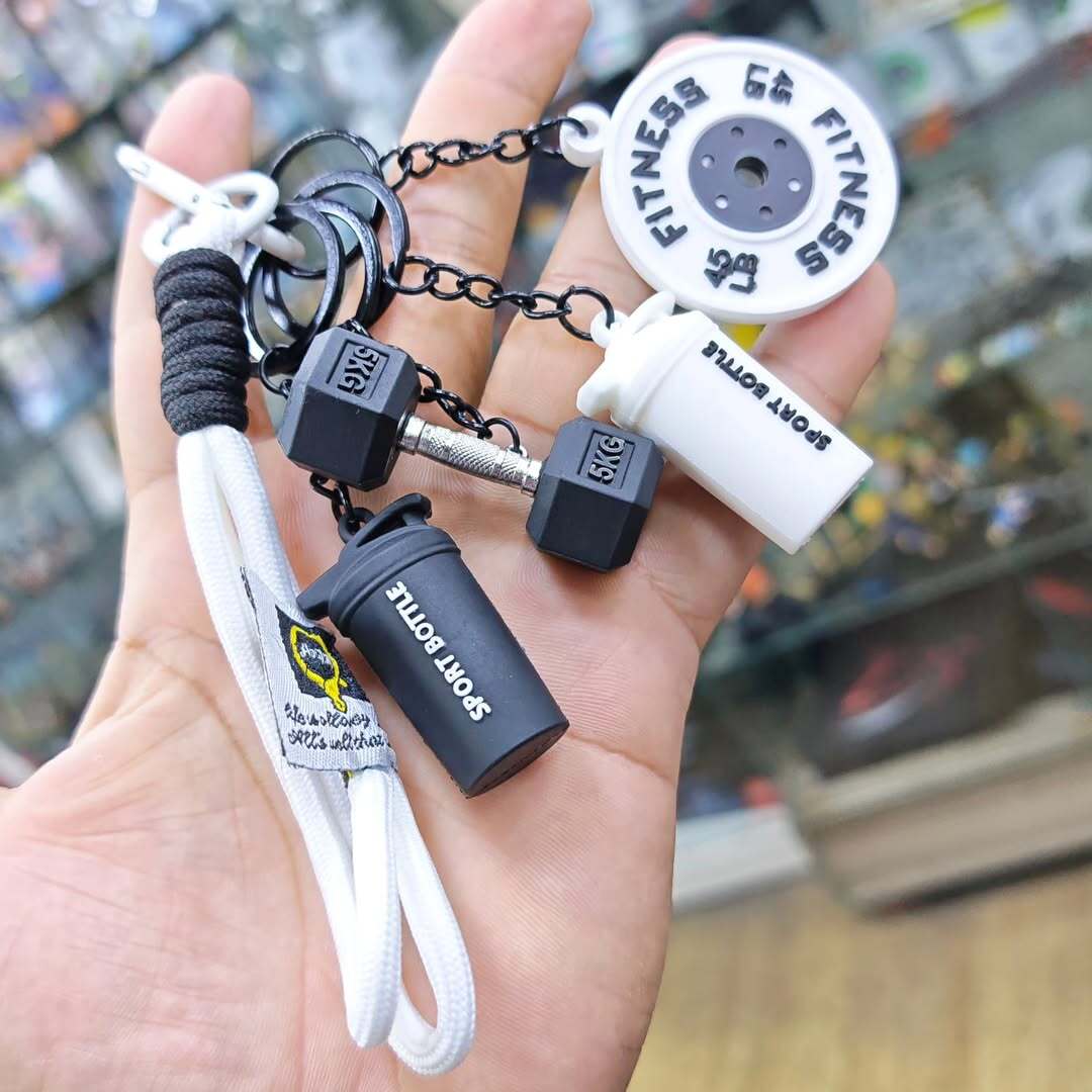 Bodybuilding Keychain - alternate view