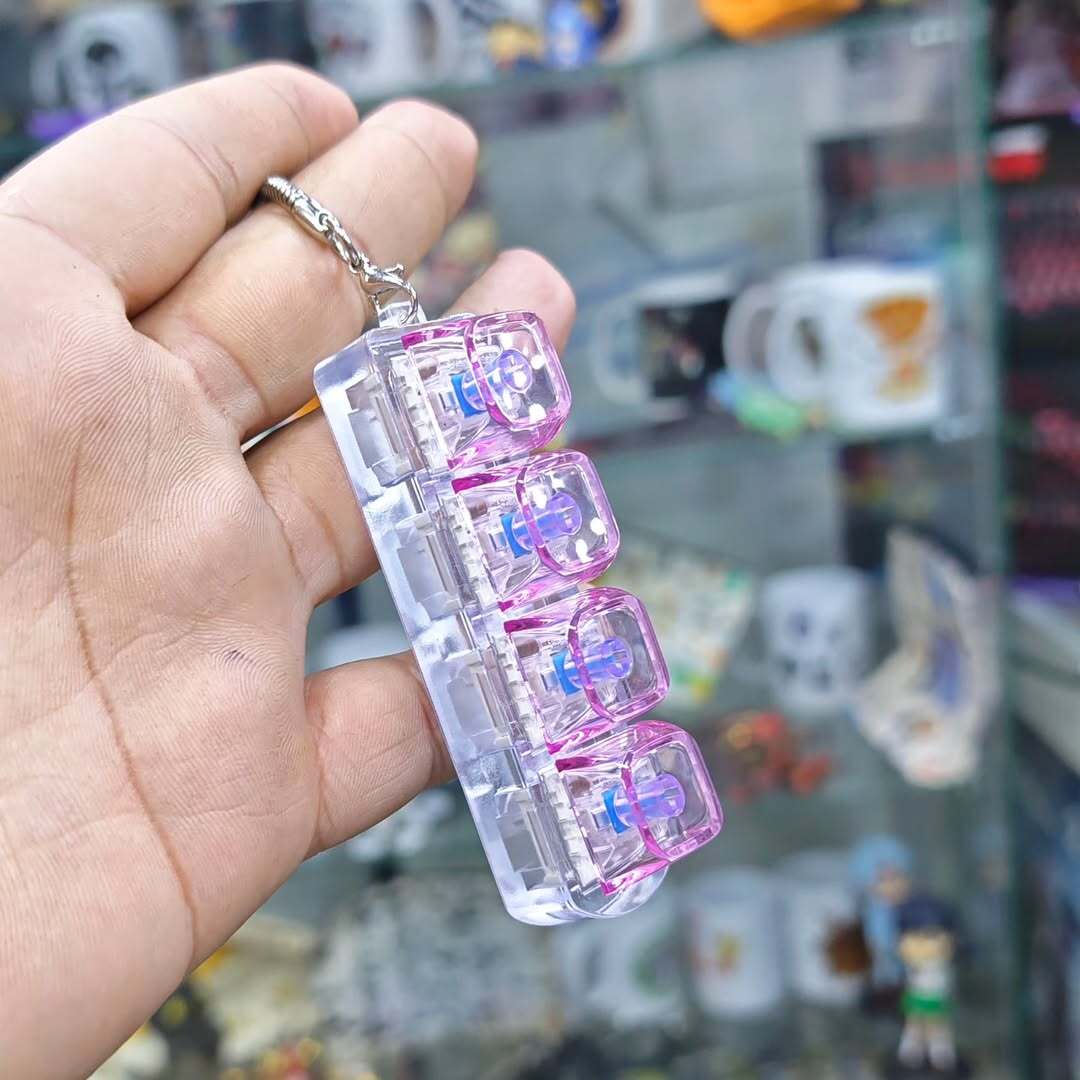 Anti Stress Keyboard Keychain - alternate view