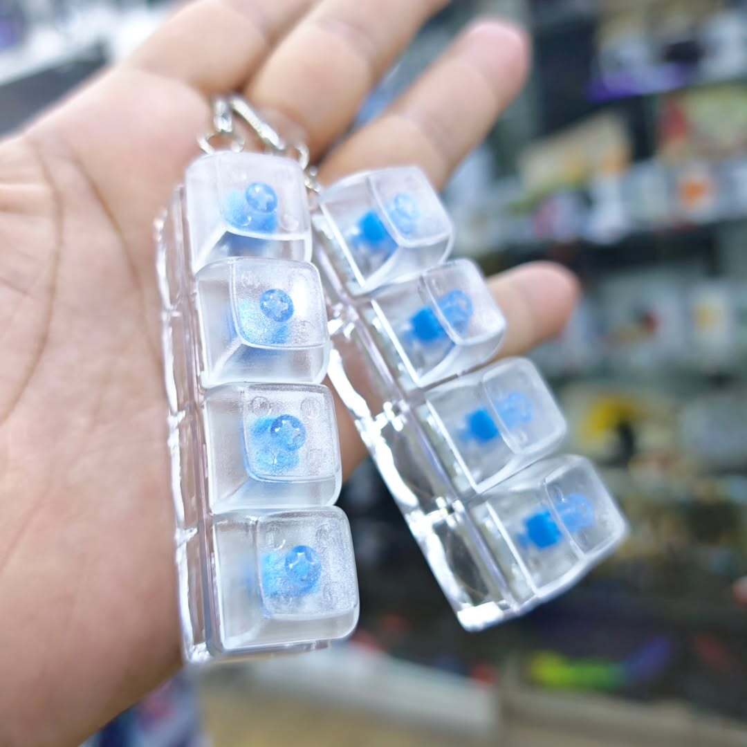Anti Stress Keyboard Keychain - alternate view
