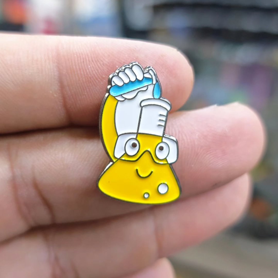 Science Labo Pins - alternate view
