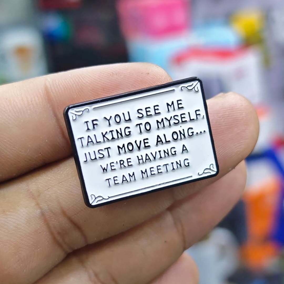 If You See Me Team Meeting Pins - alternate view