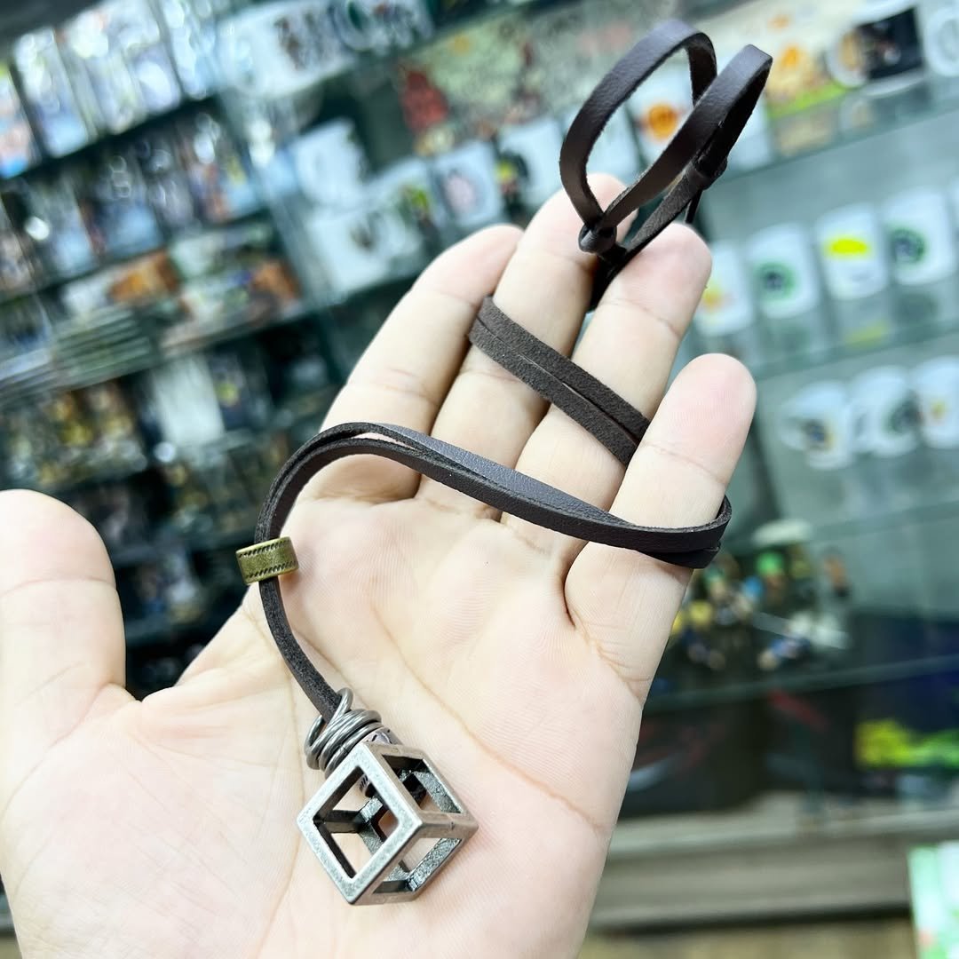 Cube Necklace #47 - alternate view