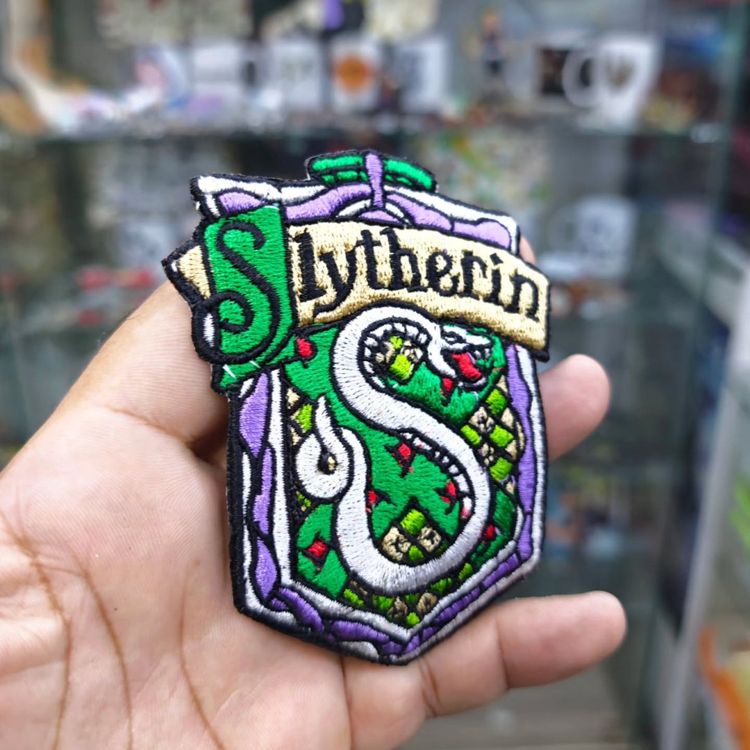 Embroidered Patch Harry Potter Slytherin 105 x 85 MM - alternate view
