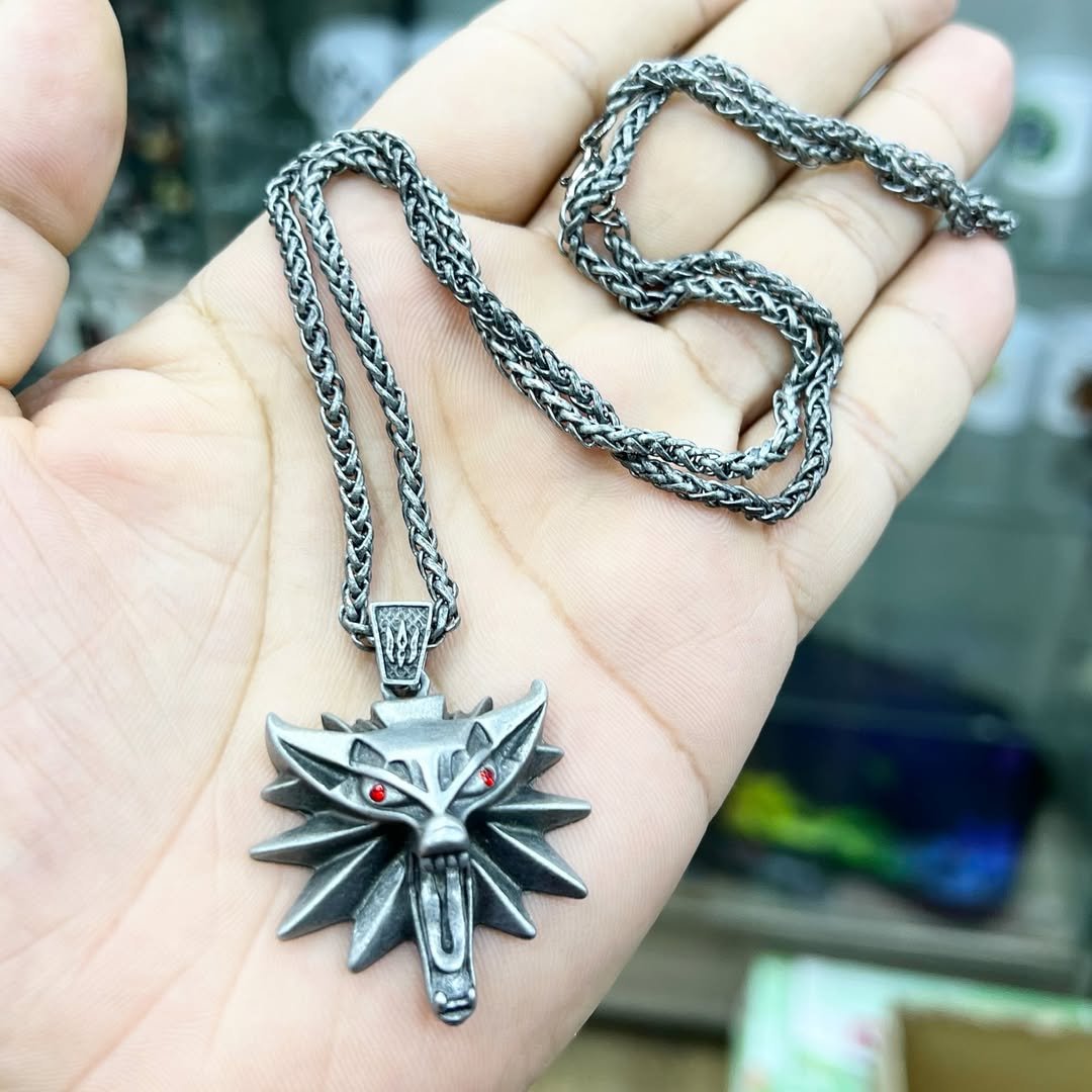 The Witcher necklace #39 - alternate view