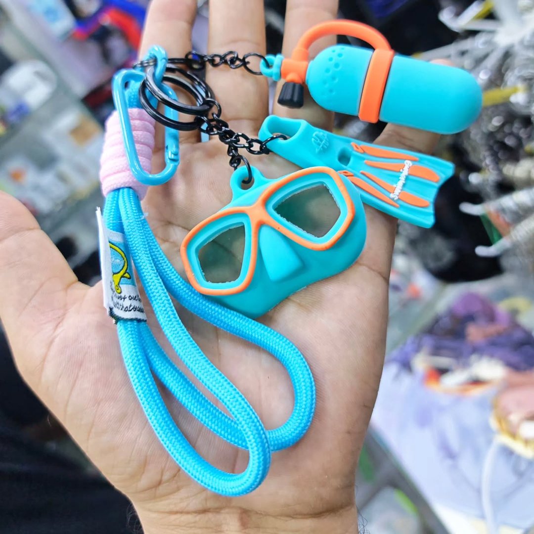 Scuba Diving Keychain - alternate view