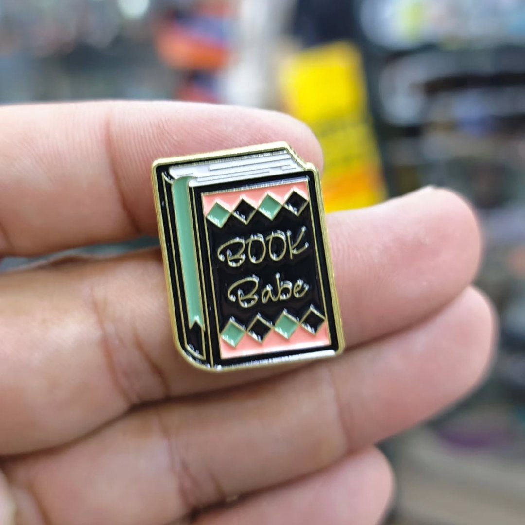Book Babe Pins - alternate view
