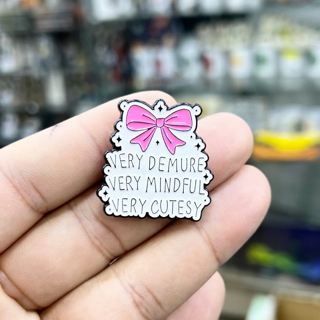Pins Very Demure Very Mindful Very Cutesy - alternate view