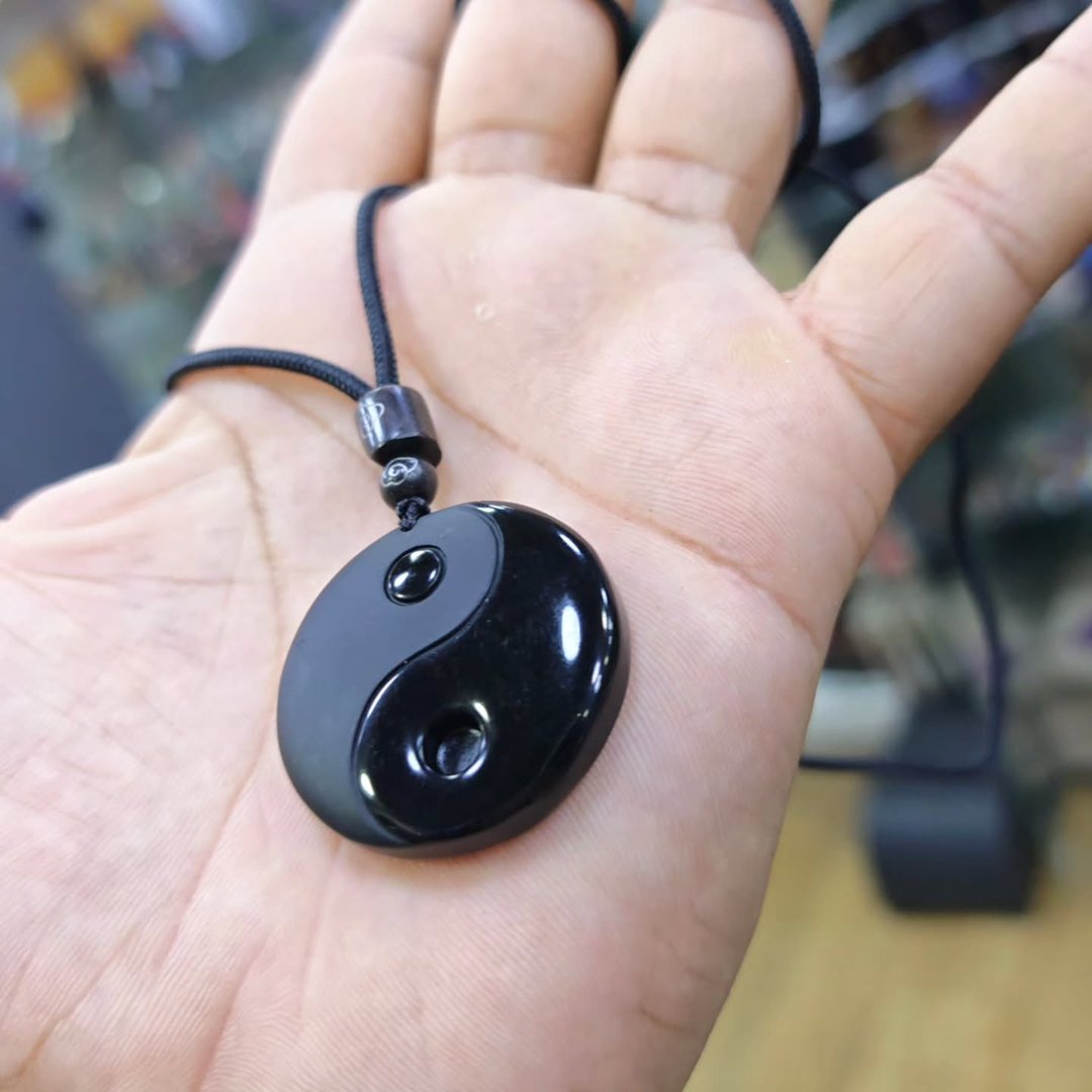 Yin Yang Necklace - alternate view
