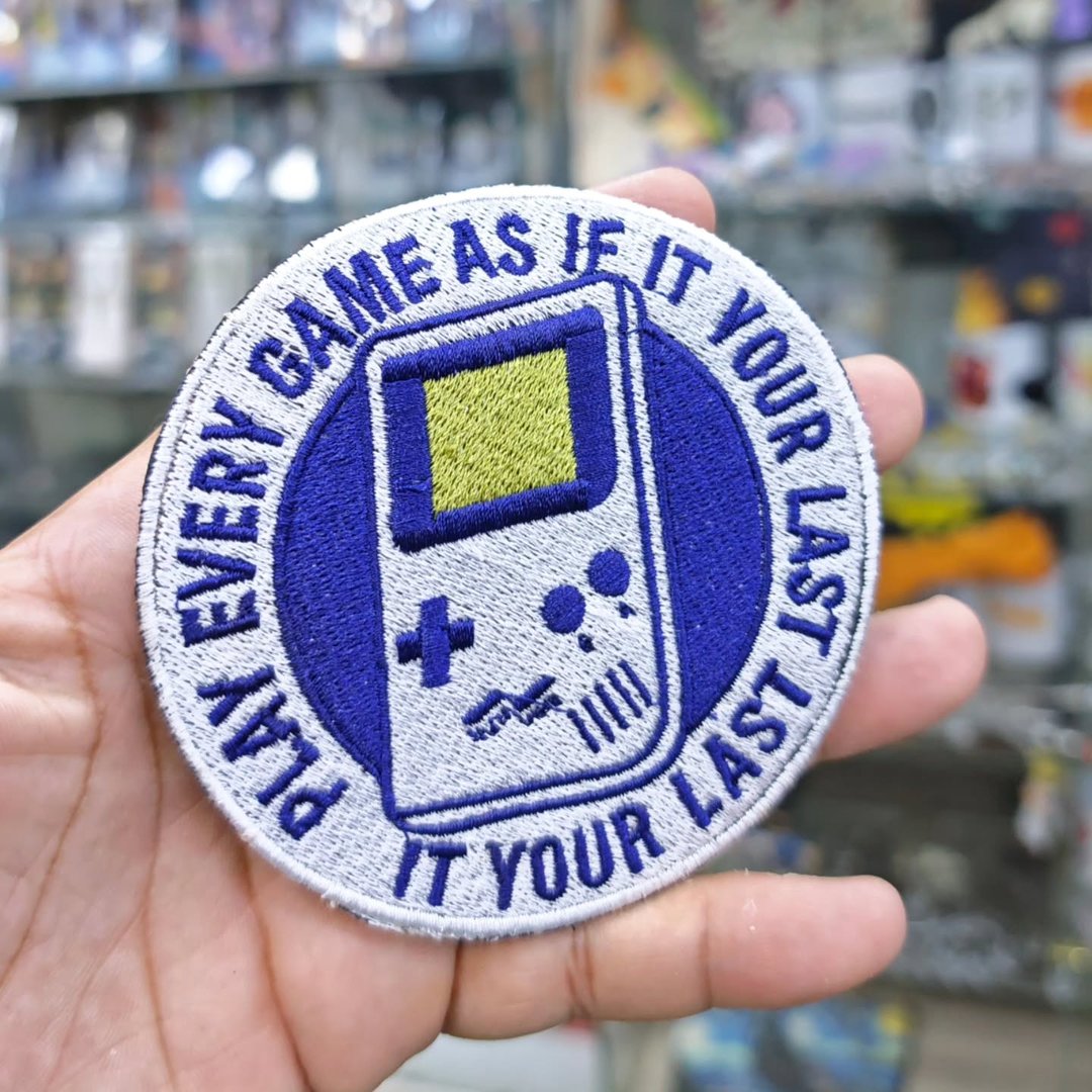 Embroidered Patch Game Boy Play Every Game 110 x 110 MM - alternate view
