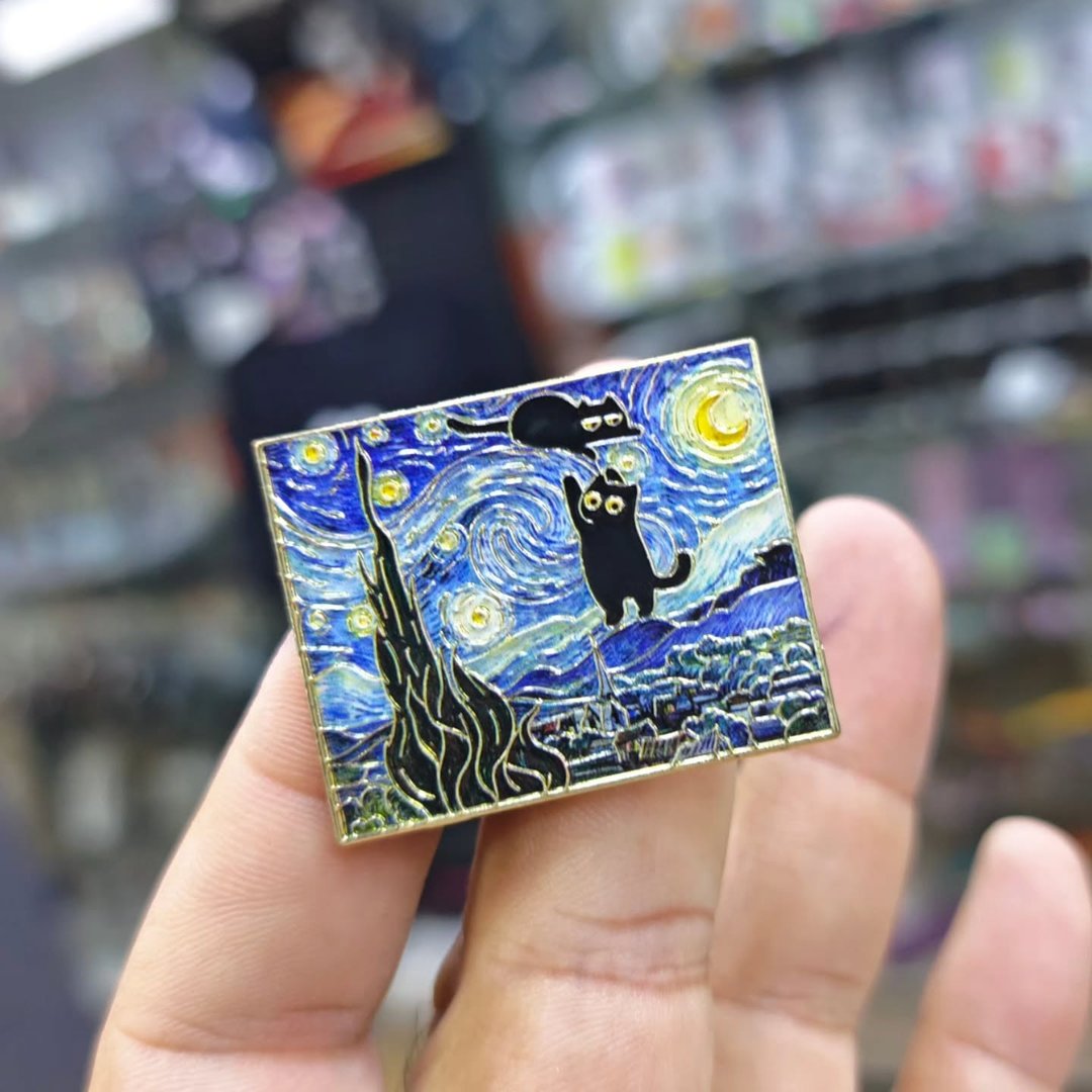 Van Gogh Pins - alternate view