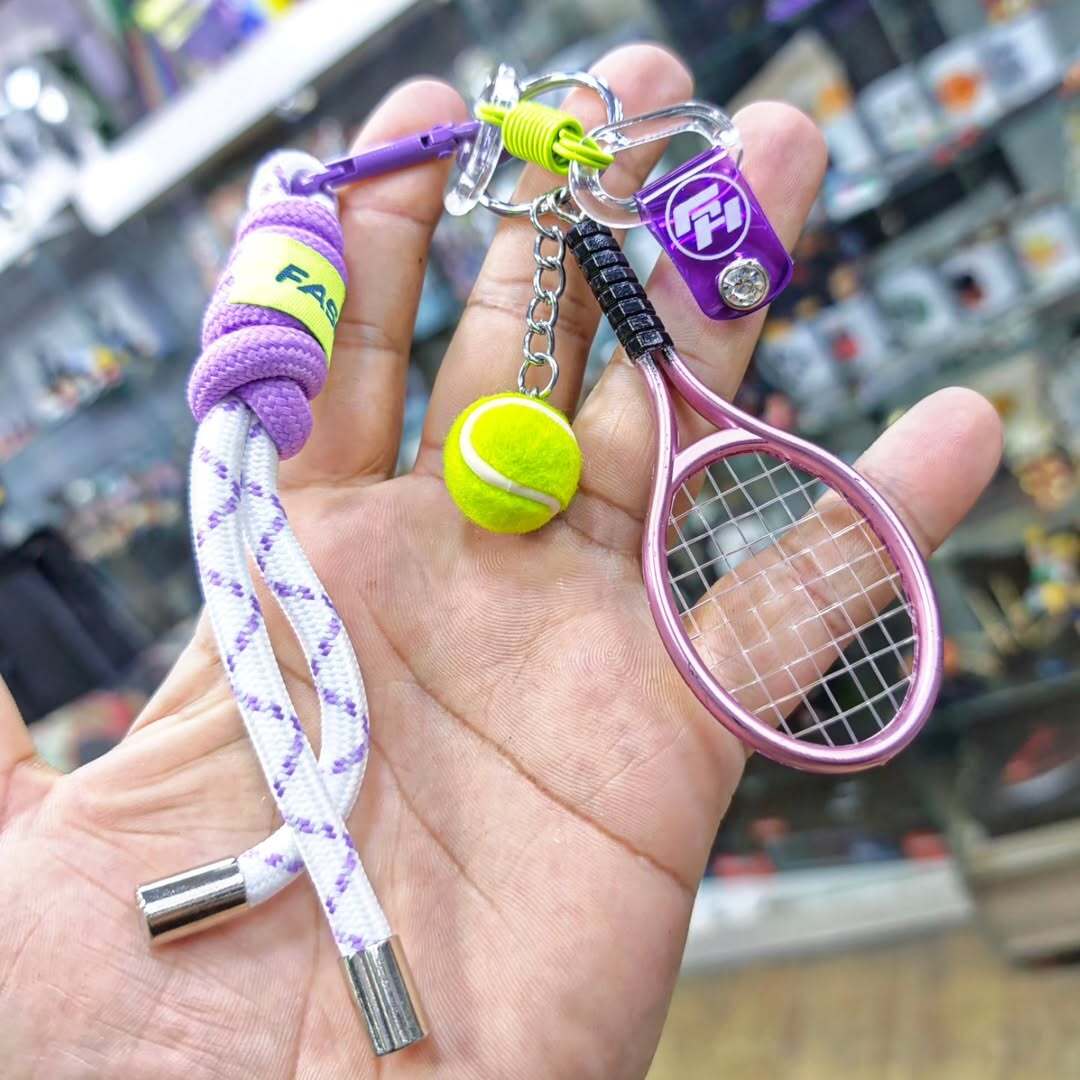 Tennis Keychain - alternate view