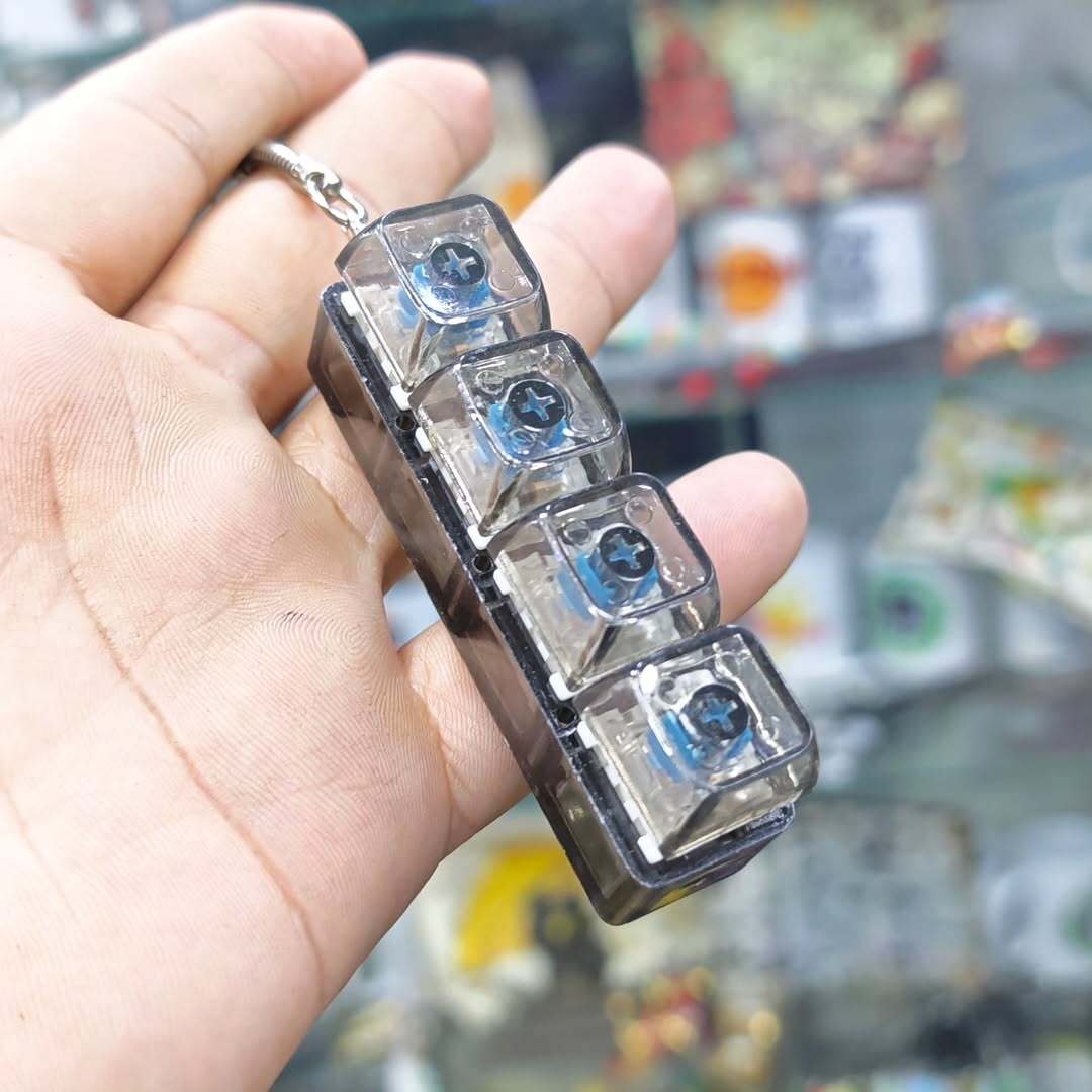 Anti-Stress Keyboard Keychain - alternate view