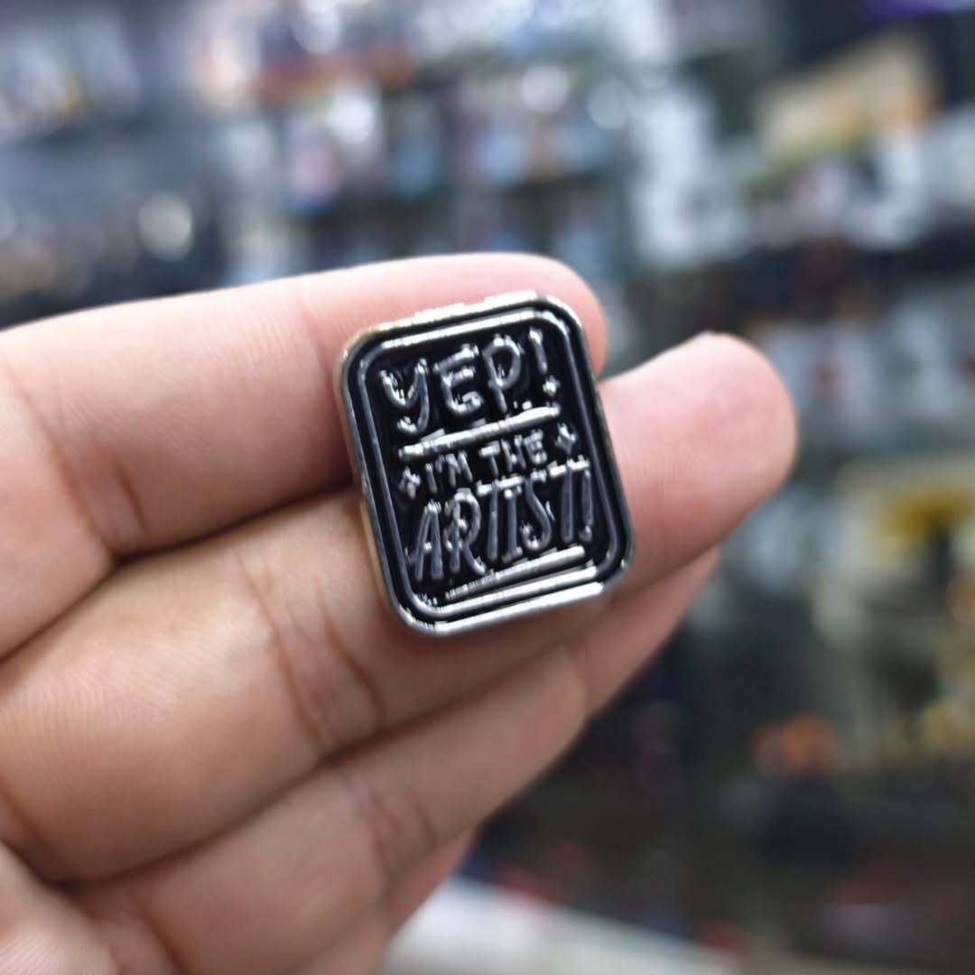 Yep Im The Artist Pins - alternate view