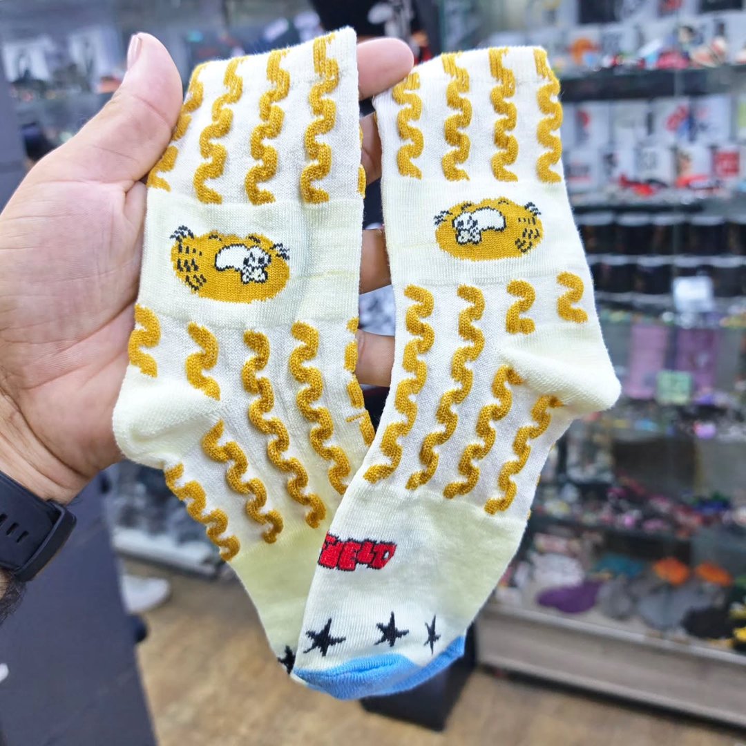 Garfield Sock - alternate view
