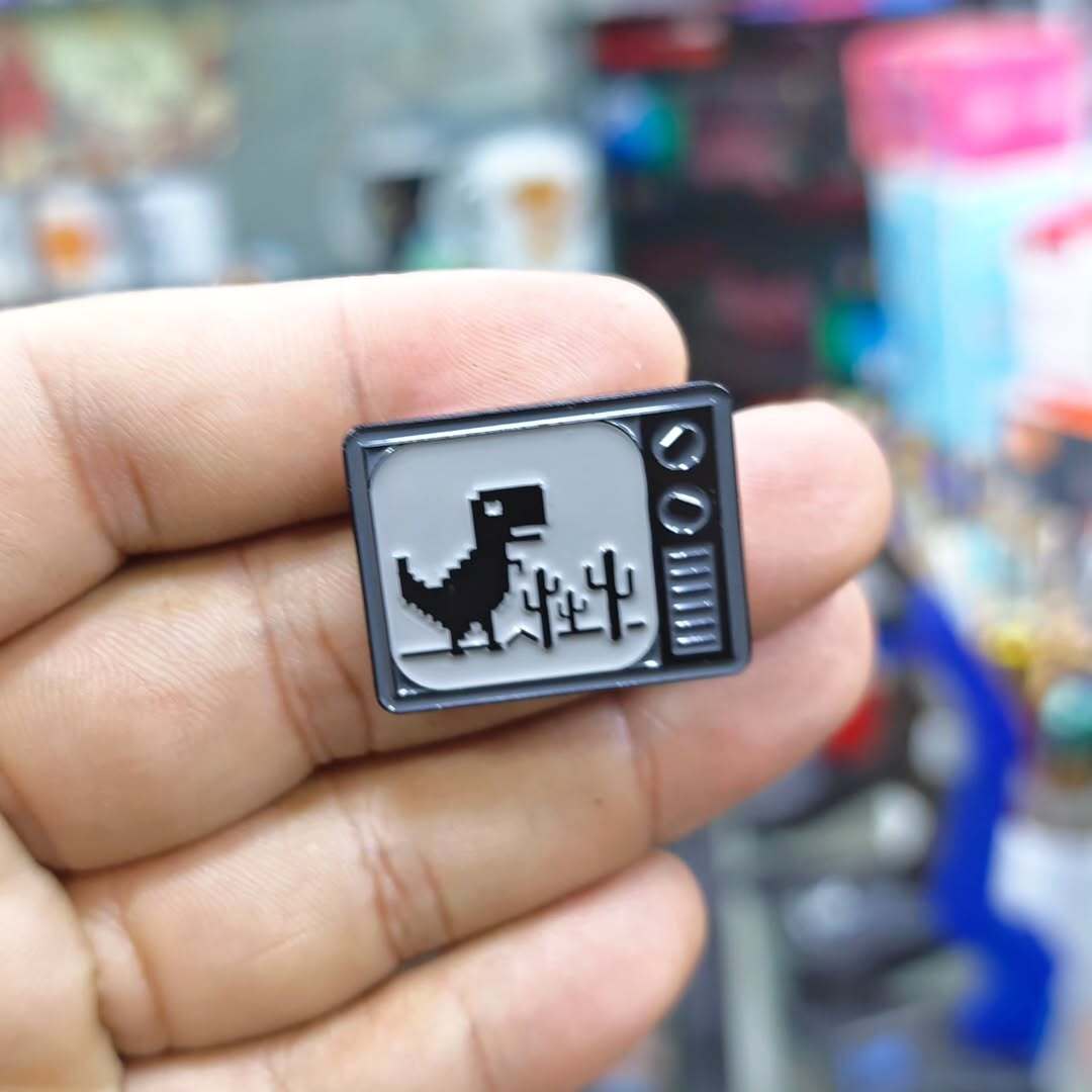 Dinosaur Error Pins - alternate view