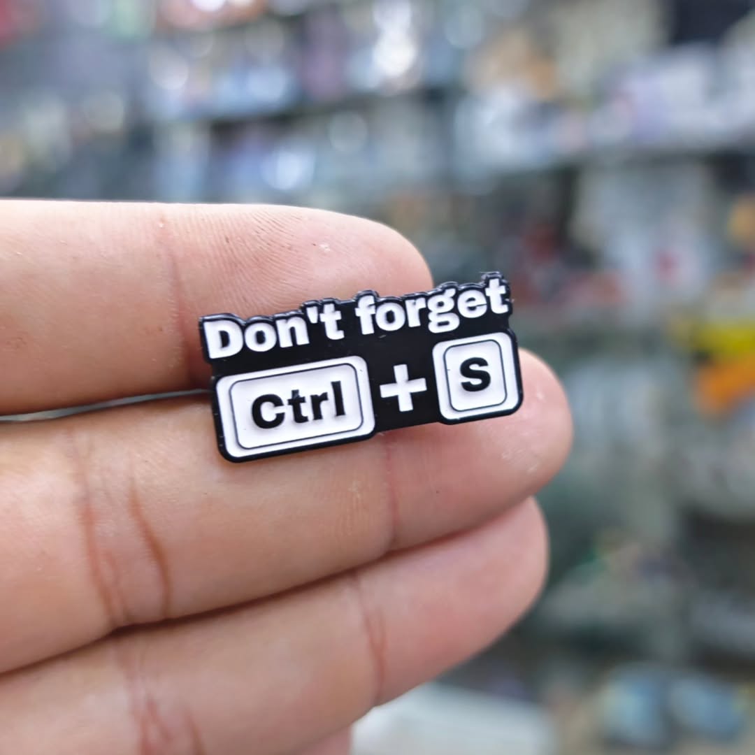 Dont Forget Ctrl S Pins - alternate view