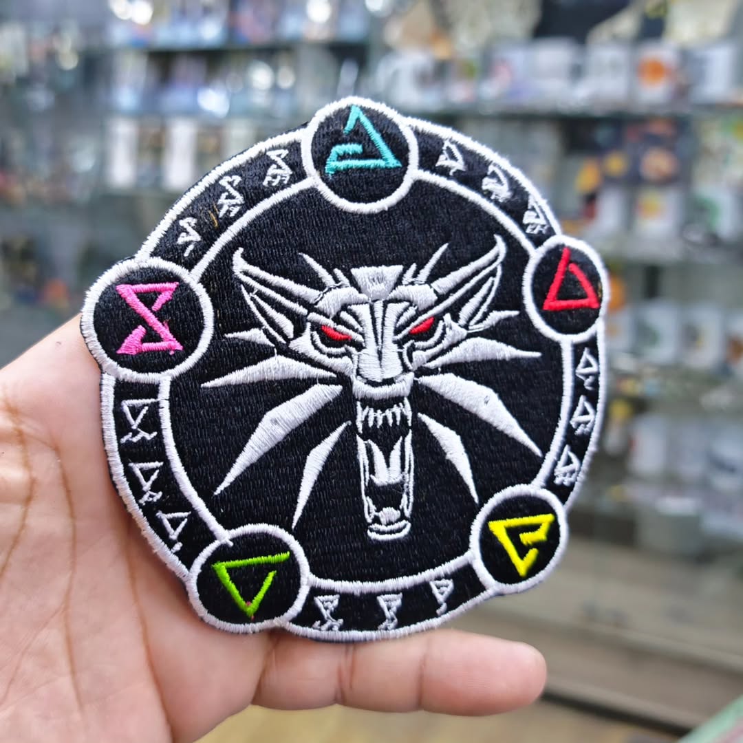 Embroidered Patch The Witcher 120 x 115 MM - alternate view